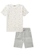 Conjunto Infantil Menino Luc Boo com Bermuda Dubai Off White - loja online