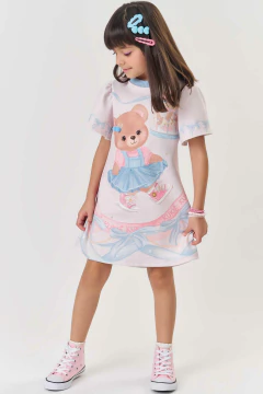 Vestido Infantil Kukie Charm Ursinhos & Carrossel - comprar online