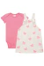 Conjunto Salopete e Body Kukie Rosa Lacinhos - comprar online