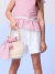 Conjunto Infantil Momi Vermelho Listras e Short Off White - loja online