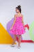 Vestido Infantil Rosa Borboletas - loja online