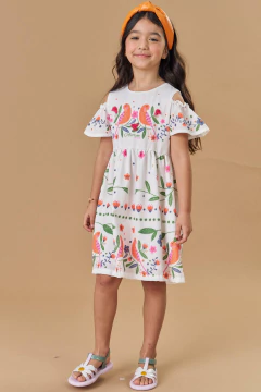 Vestido Infantil Kukie Jardim - comprar online