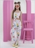 Macacão Infantil Menina Flores - Brilha Infância - Moda Infantil