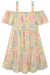 Vestido Infantil Kukie Menina Flores Amarelo - loja online