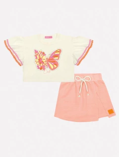 Conjunto Infanto Juvenil Cinti Laranja Neon - comprar online