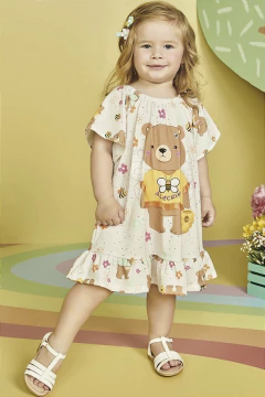 Vestido Infantil Kukie Ursinhos