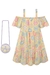 Vestido Infantil Kukie Menina Flores Amarelo - Brilha Infância - Moda Infantil