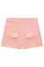 Imagem do Short Infanto Juvenil Rosa Em Couro Eco Kukie