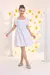 Vestido Infantil Branco Bianca - Brilha Infância - Moda Infantil