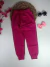 Calça de moletom infantil flanelada menina pink #inverno na internet
