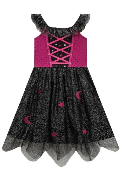 Fantasia Infantil Kukie Bruxinha Fofa Pink