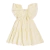 Vestido Infantil Momi Listrado Amarelo - comprar online