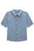 Camisa Social Menino Luc Boo Azul Jeans - Brilha Infância - Moda Infantil