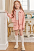Jaqueta Infanto Juvenil Rosa Em Couro Eco Kukie - Brilha Infância - Moda Infantil