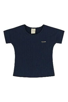 Blusa Feminina Infantil Colorittá Azul Outlet