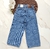 Calça Wide Leg Infanto Juvenil Corações - loja online