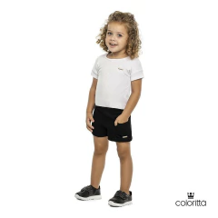 Blusa Feminina Infantil Colorittá Branca Outlet