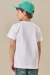 Camiseta Infantil Menino LucBoo Branca - loja online