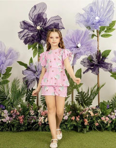 Conjunto Infantil Menina Cupcake Gatinha - comprar online