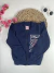 Jaqueta de Moletom Infanto Juvenil Azul Marinho #inverno