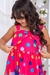 Vestido Infantil Laço e Bolinhas Pink - Brilha Infância - Moda Infantil