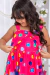Vestido Infantil Laço e Bolinhas Pink - comprar online