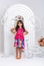 Vestido Infantil Laço e Bolinhas Pink - loja online