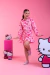 Conjunto Infantil Hello Kitty Rosa Corta Vento e Short na internet