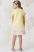 Vestido Infantil Kukie Amarelo Abelhinhas - loja online