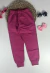 Calça de moletom infantil flanelada menina pink #inverno - comprar online