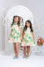 Vestido Infantil Árvore e Flores