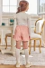 Short Infanto Juvenil Rosa Em Couro Eco Kukie