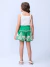Conjunto Infantil Momi Branco e Verde Flores - comprar online