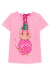 Vestido Infantil Kukie Rosa Tropical - comprar online