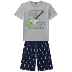 Conjunto Juvenil Masculino Kyly Mescla Guitarra