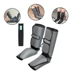 Massageador Elétrico para Pés e Pernas com Compressão e Aquecimento — Terapia com Ar e Calor — Estimula Circulação