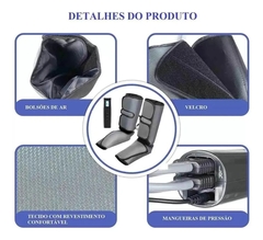 Massageador Elétrico para Pés e Pernas com Compressão e Aquecimento — Terapia com Ar e Calor — Estimula Circulação - comprar online