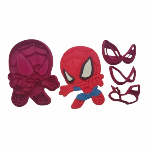 Cortador Homem Aranha Lançando Teia - 9 cm