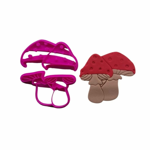 CORTADOR COGUMELOS DUPLOS - 9 CM