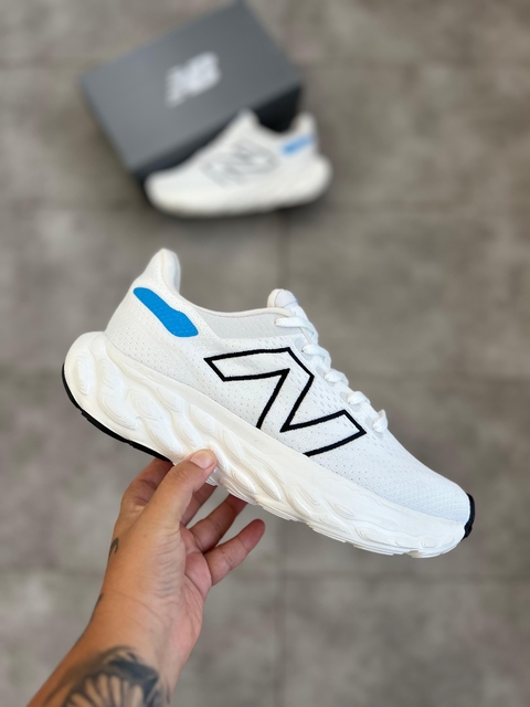 NB Fresh 1080 Branco: conforto máximo e estilo premium.