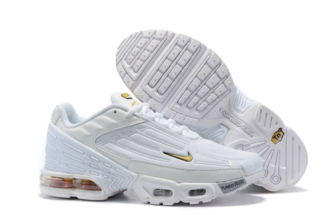 TENIS AIR MAX PLUS 3 BRANCO/VERMELHO