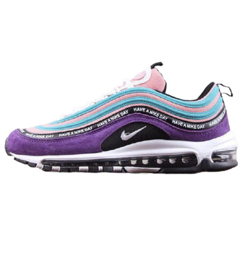 Air Max 97 Roxo C/Preto detalhado
