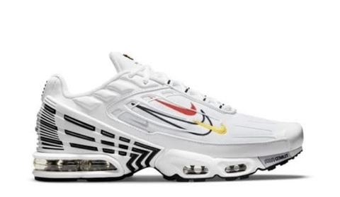TÊNIS AIR MAX PLUS 3 BRANCO/3 SIMBOLOS