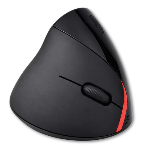 Mouse Ergonómico Alámbrico Vertical Sensor Óptico Con Botones Laterales