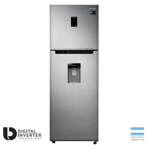 Heladera Samsung No Frost 320lt Silver C/dispenser Rt32k5930sl