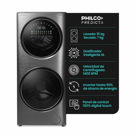 TORRE DE LAVADO PREDICTA LAVARROPAS + LAVASECA PHLFT157GT