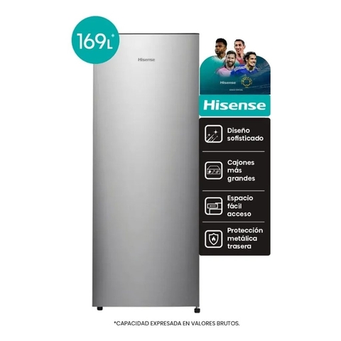 FREEZER VERTICAL HISENSE RS-20DCS PLATA