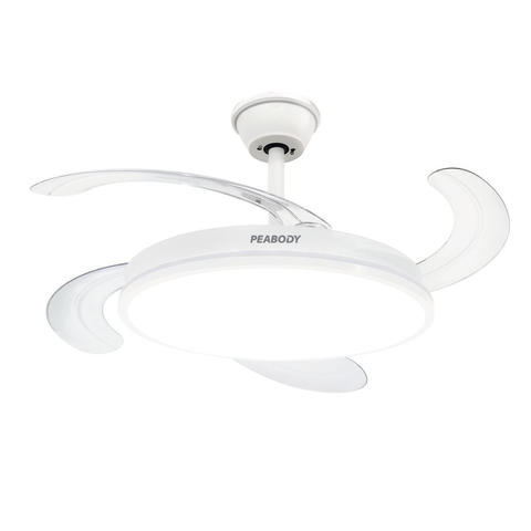 VENTILADOR PEABODY DE TECHO PE-VTRDC410 CON LUMINARIA