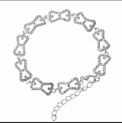 Imagem do Caixa de veludo + Pulseira Caroline Forbes Strass Brilho Klaus The Vampire Diaries + cartão
