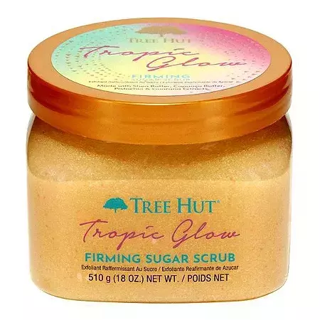 Esfoliante Corporal Tree Tree Hut- VERÃO- TROPIC GLOW- Shea Body Scrub- 510G (ESFOLIANTE DAS GRINGAS)